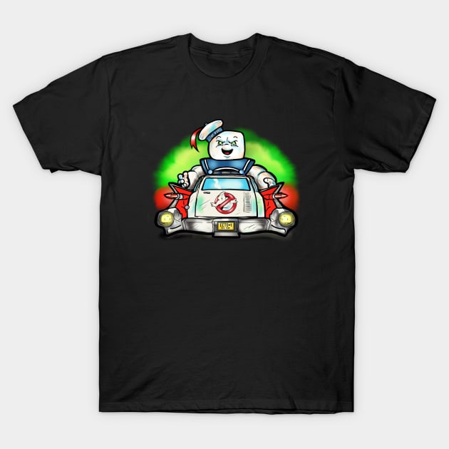 Its The Stay Puft Marshmallow Man! T-Shirt by MonicaLaraArt